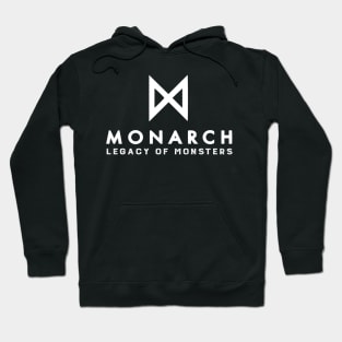 Monarch legacy of monster - black and white logo Hoodie